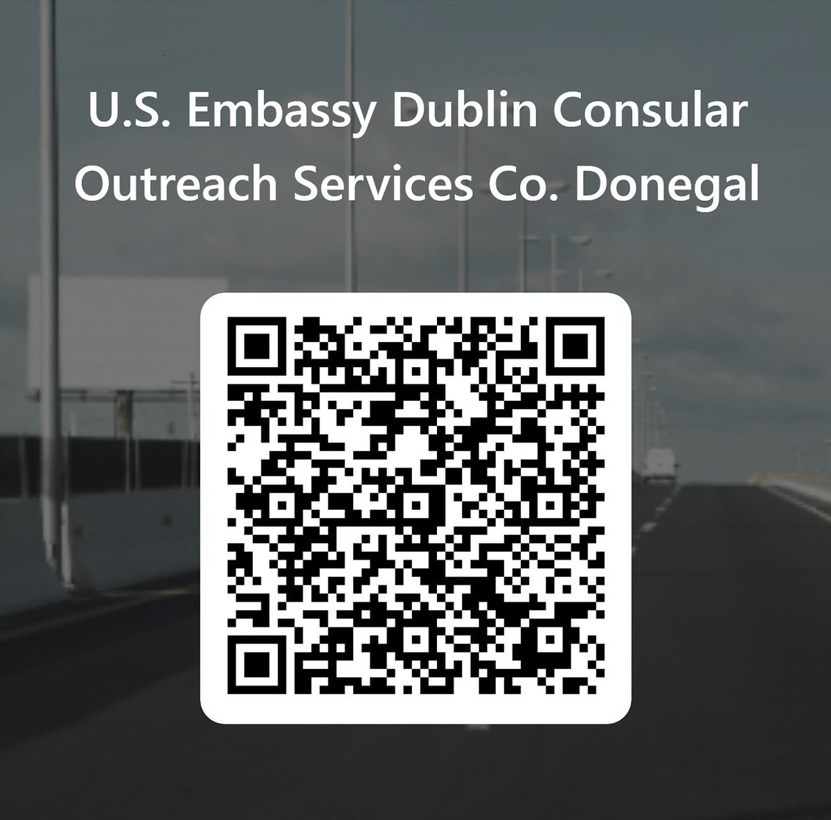 The U.S. Embassy is coming to Donegal! Appointments for U.S. passport or Consular Reports of Birth Abroad applications will be available on May 13, 2024. To book an appointment, complete the registration form ➡️ t.ly/uCcrj