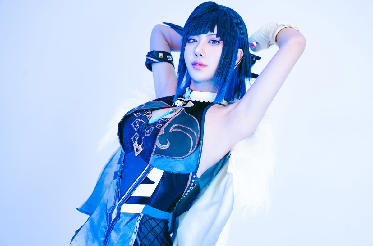 YR__cos's tweet photo. 【原神/cos】
원신 :: 야란
夜兰

아프다고 울지마?💙
#genshinimpact #genshin #yelan #cos #cosplay https://t.co/dBn6kR9eGP