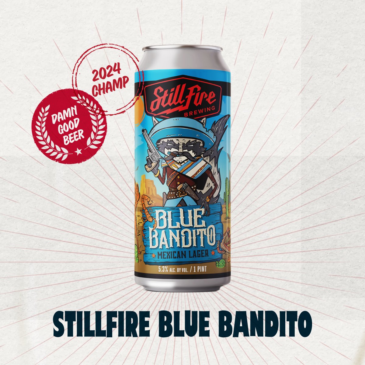🏆🍻 Raise your glasses to the winner of the Taco Mac Craft Beer Bracket Challenge, Blue Bandito Mexican Lager, and the brewers behind its success @StillFireBrew! 🍻🏆 After an epic battle, Blue Bandito has emerged victorious to become your 2024 champ! 🌟🎉