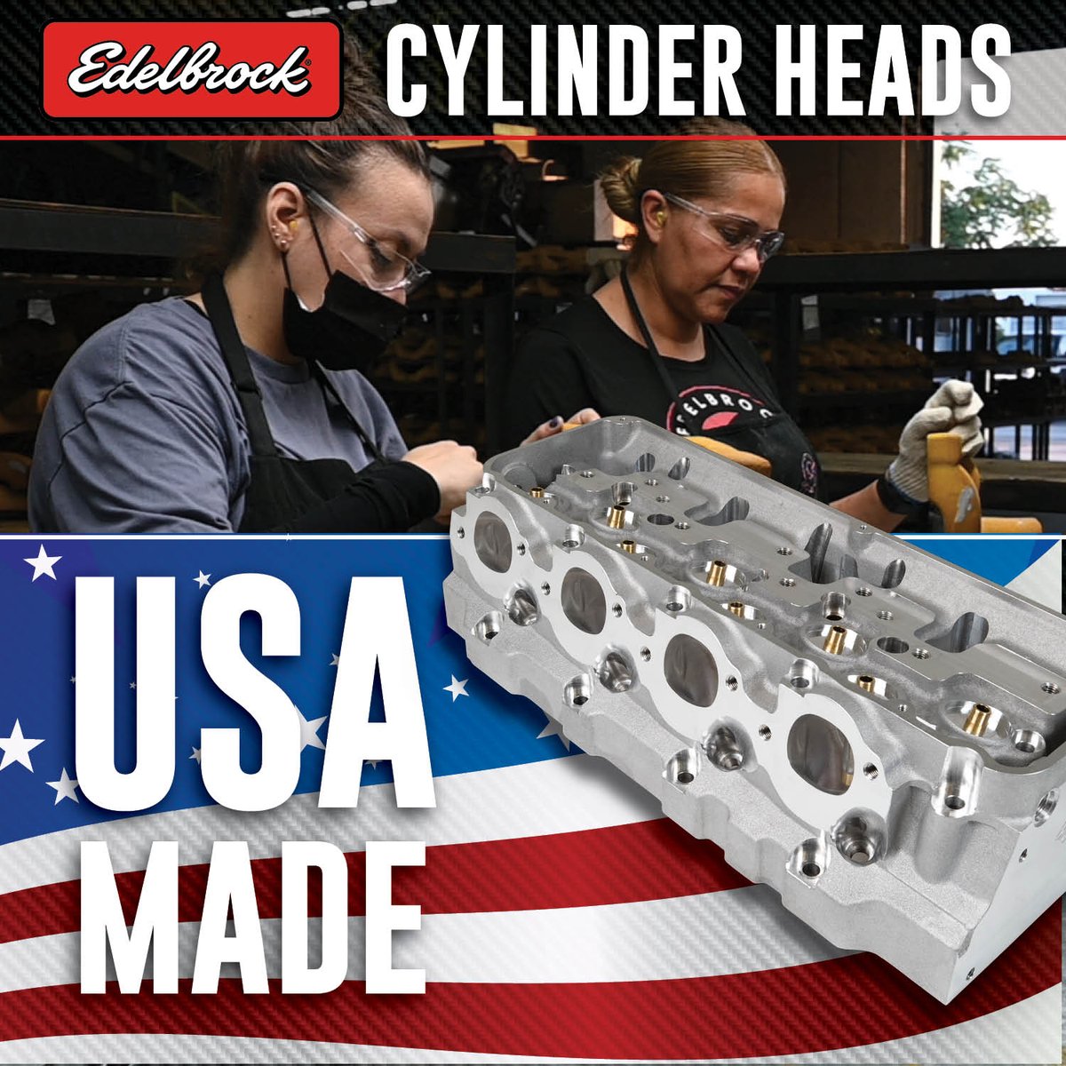 Reliability and Performance, sourced and built right her in the USA!!!
#edelbrock #edelbrockperformance
#racing #builtinusa #performance #autoracing #gofast