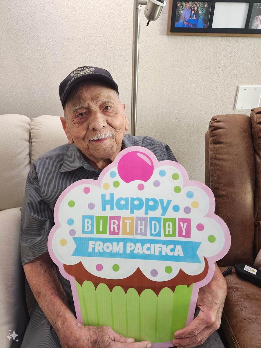 Happy birthday, Gilbert! We hope you have a wonderful day 🎂 #Pacificasenoirliving #seniorliving #Assistedliving