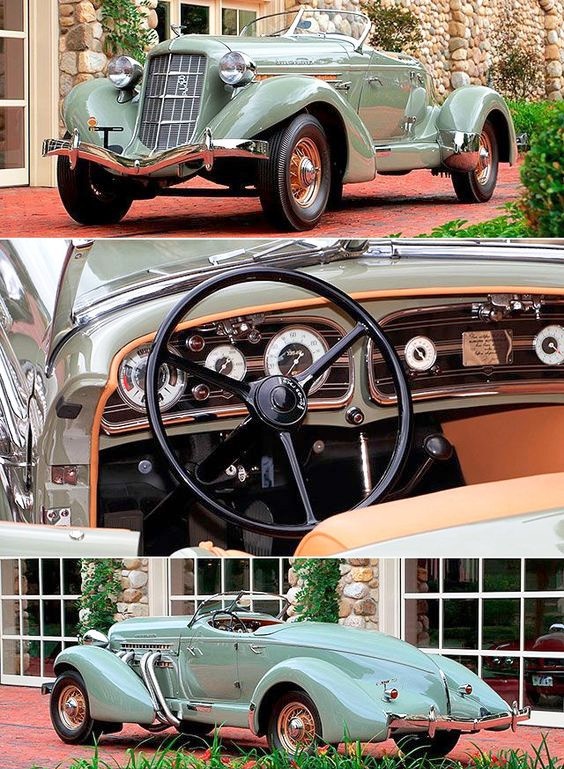 The 1936 Auburn 852 SC Boattail Speedster
How you can describe this car only with one word?
For me: Striking!