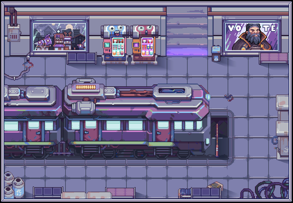 Hi #PortfolioDay 🎨

I’m Worldwide Webb, a massive-scale, #pixelart MMORPG.

Today, we're thrilled to spotlight the work of our art team - shoutout our insanely talented artists! 😍

We’re #hiring a Pixel Artist! Comment and repost if you’re interested in joining the team!
