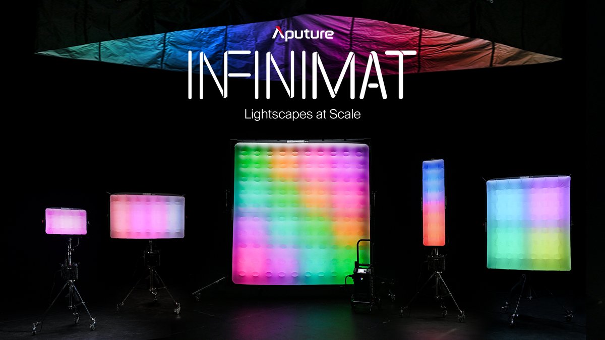 Discover the new Aputure INFINIMAT family, from 1x2 up to 20x20. Use as a mat or inflatable. Set up quickly and feel confident shooting in the elements with IP65 protection. Learn more here: bit.ly/49JyzS9