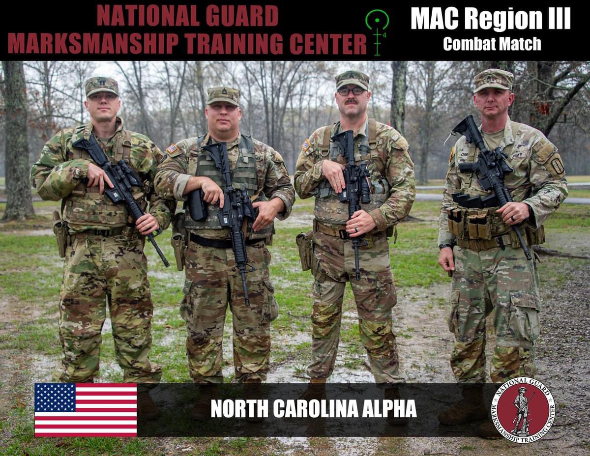 NCNationalGuard's tweet photo. Let’s cheer on 113th Sustainment Brigade and 130th Maneuver Enhancement Brigade as they compete in the Marksmanship Advisory Council 3 Regional Match Championship in Tennessee! 🎯
#nationalguard #marksmanship #MAC3 https://t.co/CFls5ELieH