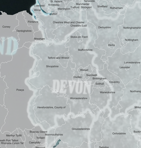 LI_IKE's tweet photo. Here's a little update for you. It seems you've managed to get Devon confused with Herefordshire, Warwickshire, Staffordshire, Telford, Shropshire combined. It's easily done. I often get Texas confused with  Illinois, Indiana, Ohio, Kentucky and Missouri combined 😆😆 https://t.co/54XaoAPfZL