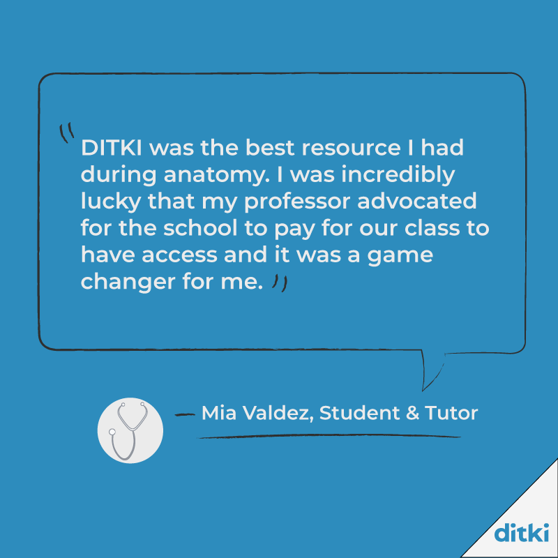 It's always great to hear from students who have benefited from Ditki - we love hearing your success stories! Try us, free: l8r.it/5GbD #ditki #usmle #meded #medschool #medstudent #nursing #pance #physicianassistant #science #healthscience #nurse #premed #mcat