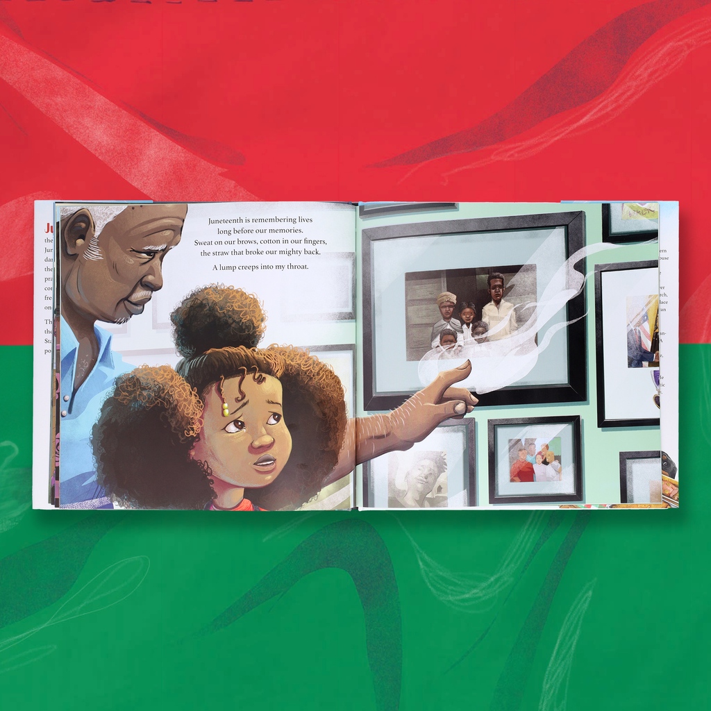 Happy Book Birthday to Juneteenth Is!🥳 A heartfelt exploration of family, freedom, & the joyous spirit of Juneteenth from author @TashaTripplett and illustrator, Daniel J. O'Brien. This story honors the resilience and richness of the Black experience. l8r.it/HZPi