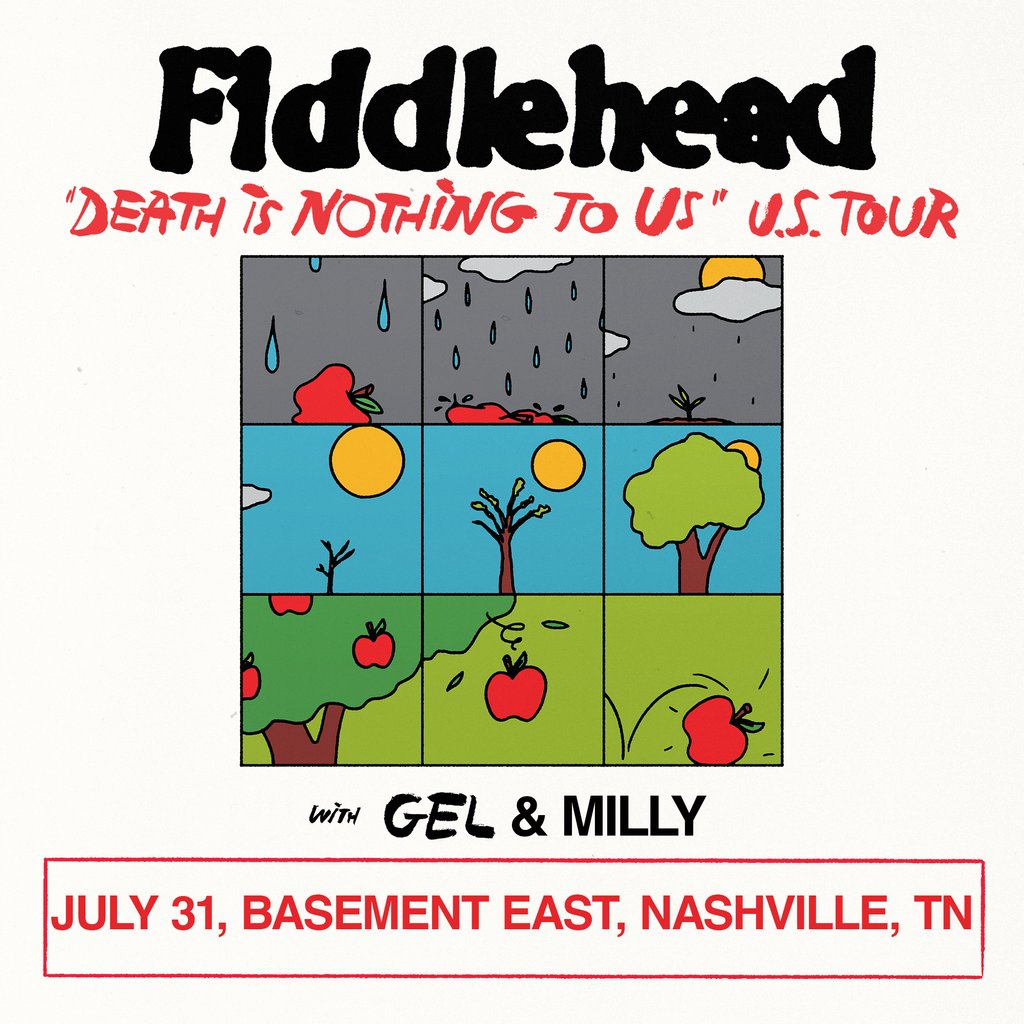 NEW SHOW! Fiddlehead on July 31st with GEL & Milly. Tickets go on sale to the public this Friday at 10AM. bit.ly/4cXLanB