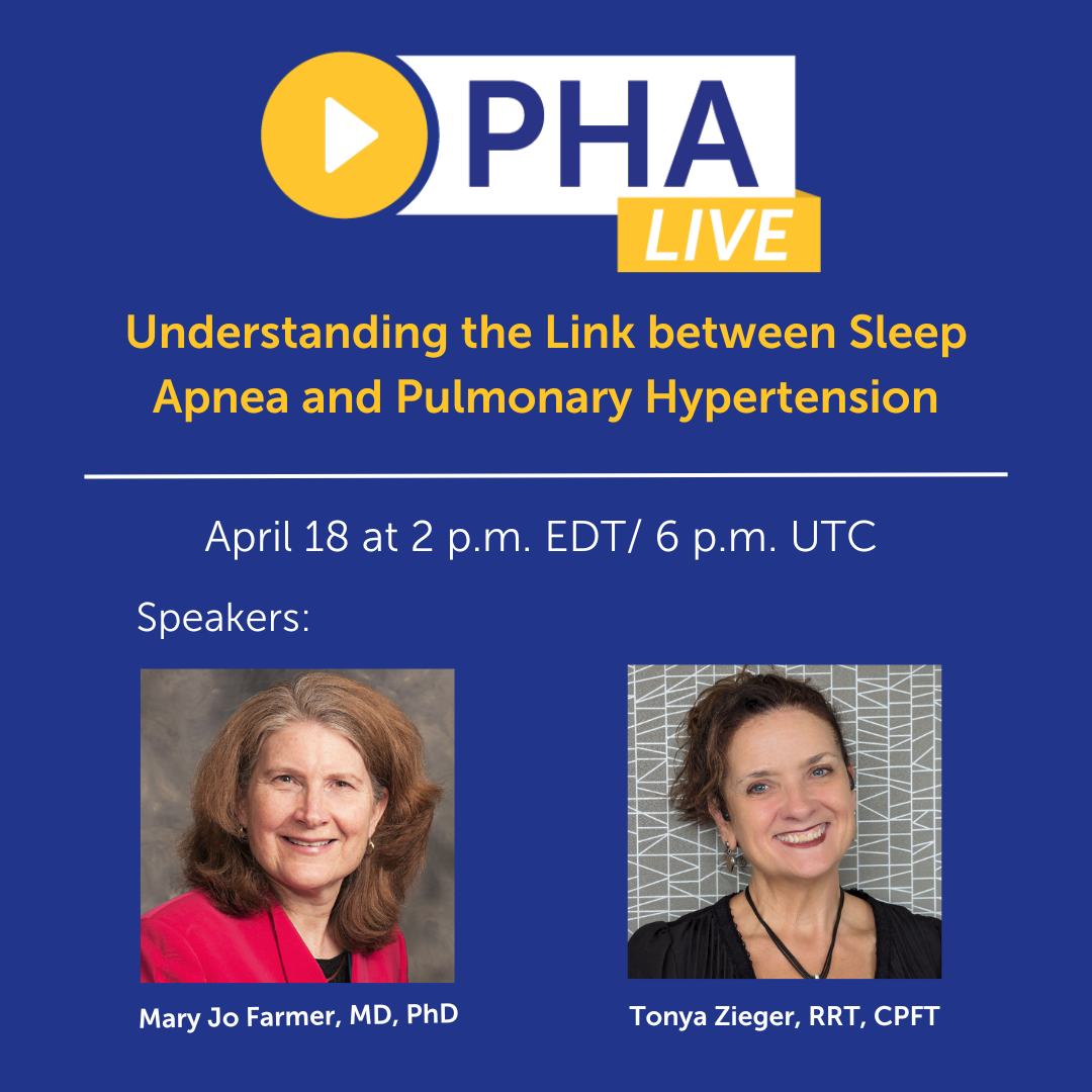 Join the Pulmonary Hypertension Association for an informative discussion on sleep apnea-associated pulmonary hypertension. In this webinar, speakers will explain the different types of sleep disorders and how they may affect people with PH. Register now: ow.ly/l3EG50RaYmh