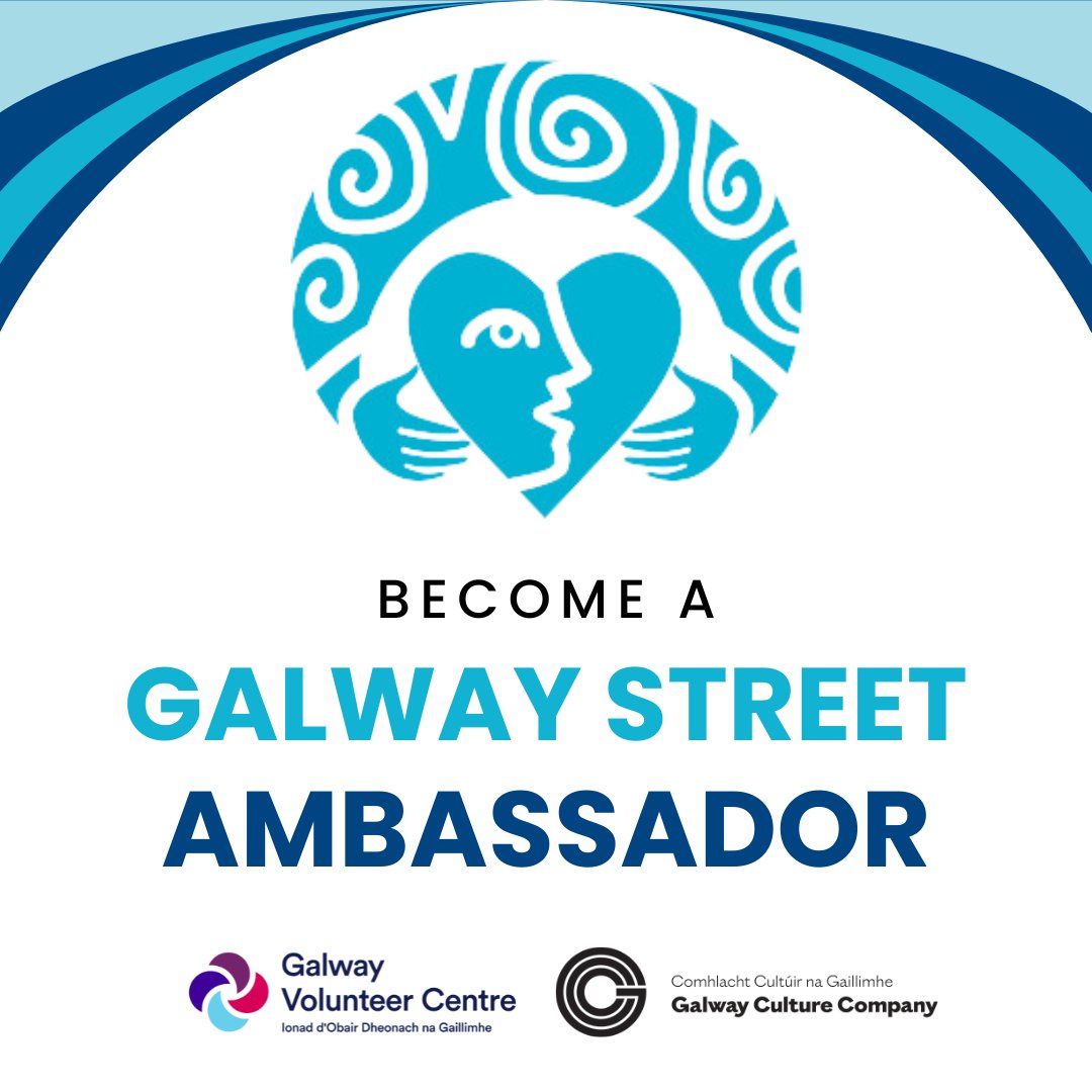 Join the Galway Street Ambassadors team! @volunteergalway & @galwaycultureco are looking for people to be part of a team to assist visitors to Galway City with advice & info on events and activities taking place over the busy summer months. More info: galwayculturecompany.ie/opportunities/…