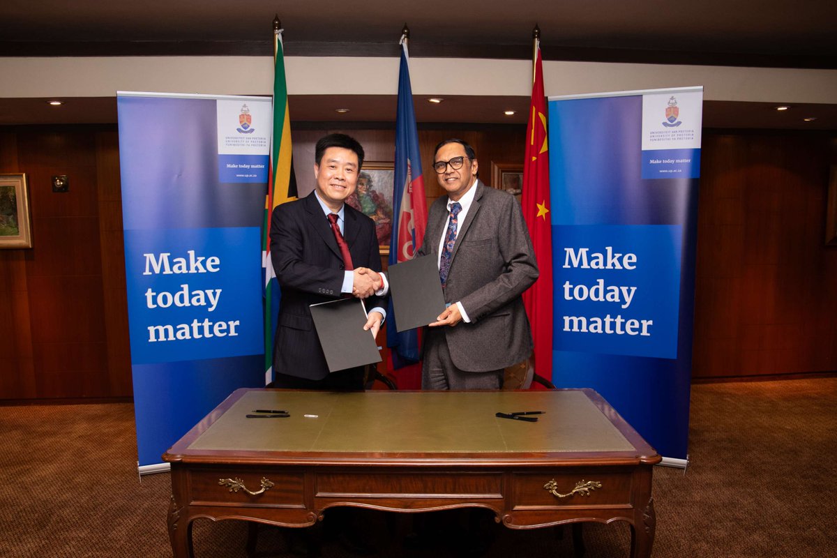 INTERNATIONAL COLLABORATION: UP and China’s Zhejiang University join forces for groundbreaking engineering research and academic collaboration. Read more: ow.ly/T4Jc50Rb5lP

#UniversityofPretoria  #Collaboration