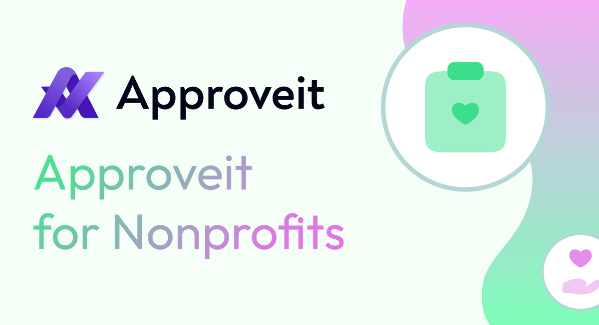 Approveit offers 30% off of all annual plans to #nonprofits! Let's make the world a better place together:)

Explore our website to learn more: approveit.today/nonprofits

#saas #automation #nonprofits #ExpenseManagement