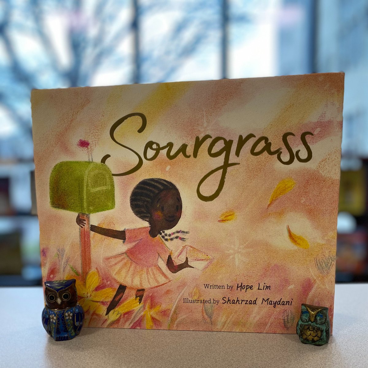 📚🌼 Sourgrass by Hope Lim and Shahrzad Maydani #dailybutlershelfie #sourgrass @hope_lim #shahrzadmaydani @simonschuster