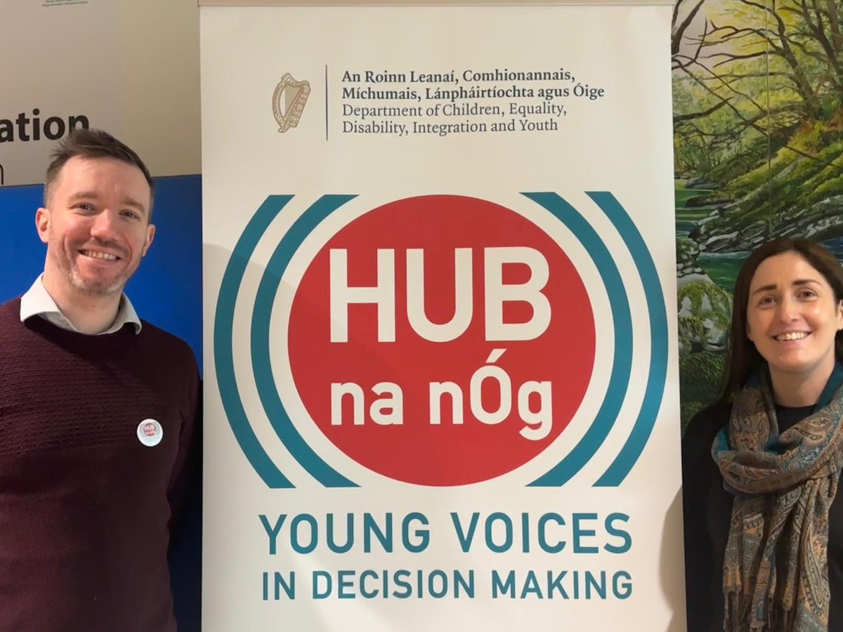 Hub na nÓg and our colleagues in DCEDIY were honoured to be asked to speak at the Child & Family Nursing “Embrace the Present with a Vision for the Future” conference in Cork University Hospital today. Our talk was on 'The Participation of Children and Young People in…