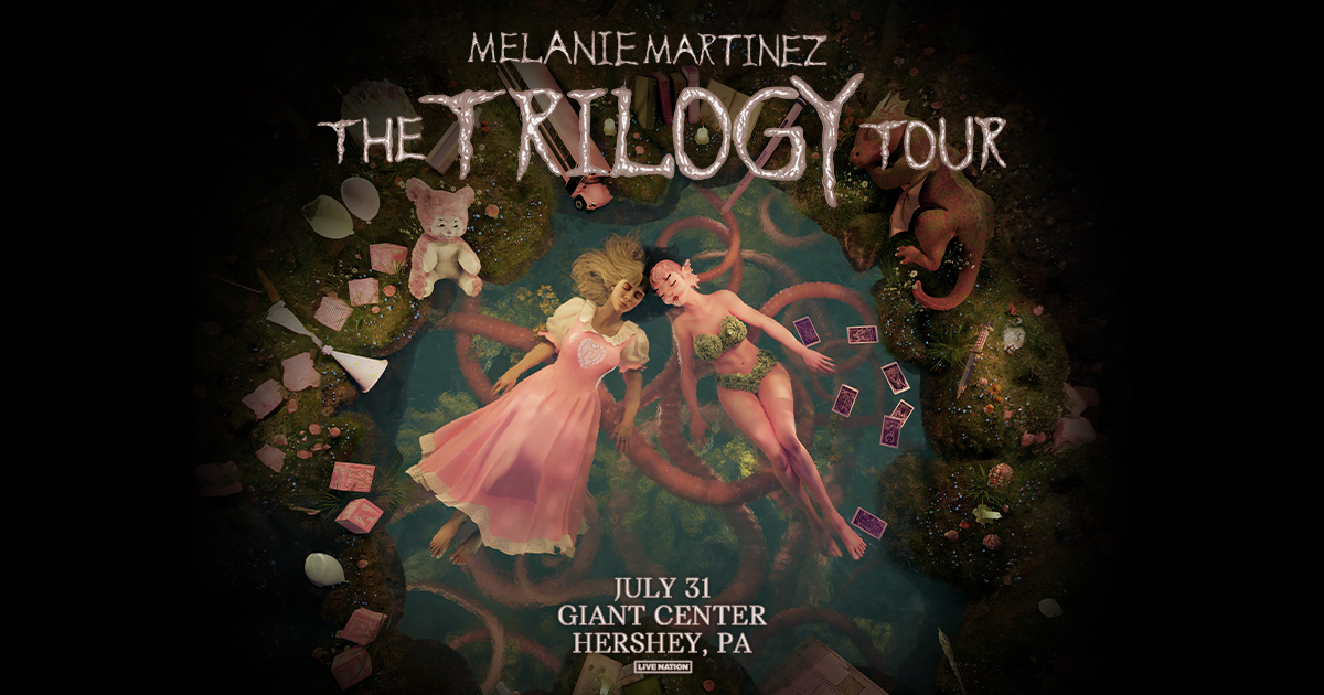 Show announcement: @MelanieLBBH is bringing The Trilogy Tour to #GIANTCenter for a show on July 31! Tickets go on sale April 12 at 12 PM. bit.ly/4aJJvQr