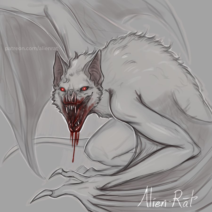 Werebat Astarion! 🦇
#BG3 #BaldursGate3 #bg3art