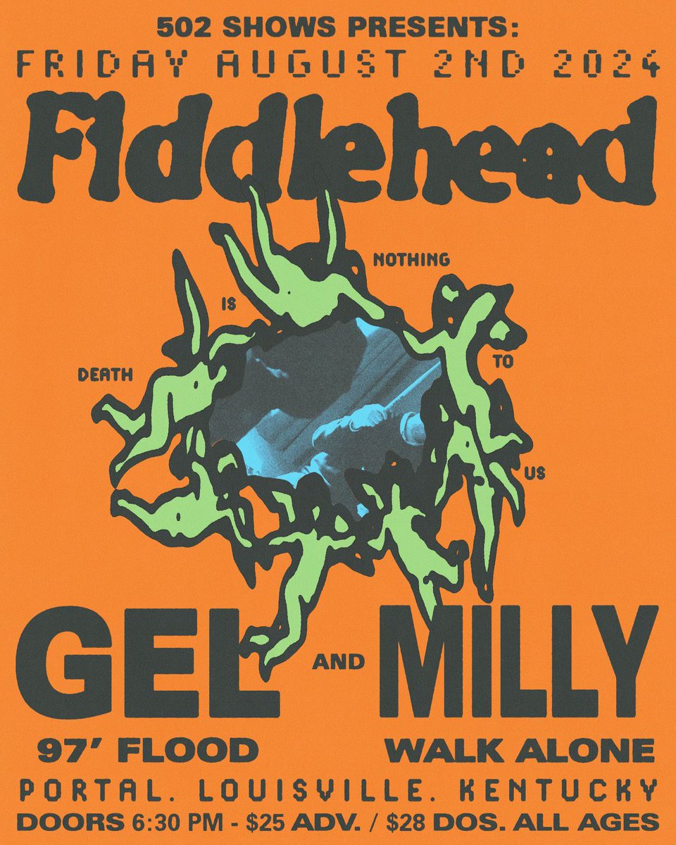 .@fiddleheadusa makes their return to Louisville outside of @ldbfest for the first time w/ @GELhc, @millymusicgroup, @97Floodky, and Walk Alone. Tickets on sale Friday. wl.seetickets.us/event/Fiddlehe…