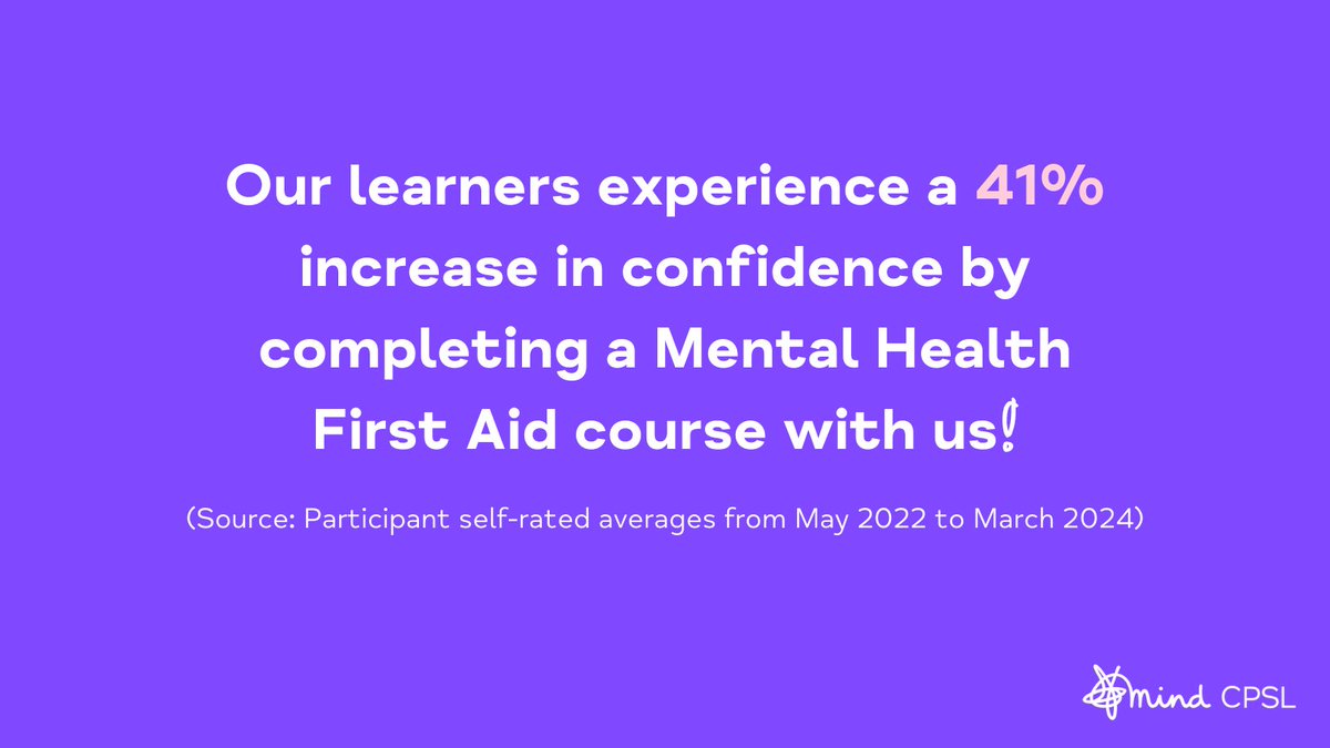 Introducing certified Mental Health First Aiders to your workplace can be an effective way to support your staff's mental health and wellbeing. Additionally, it may also help the wellbeing of the people they serve. For more information, contact us at training@cpslmind.org.uk