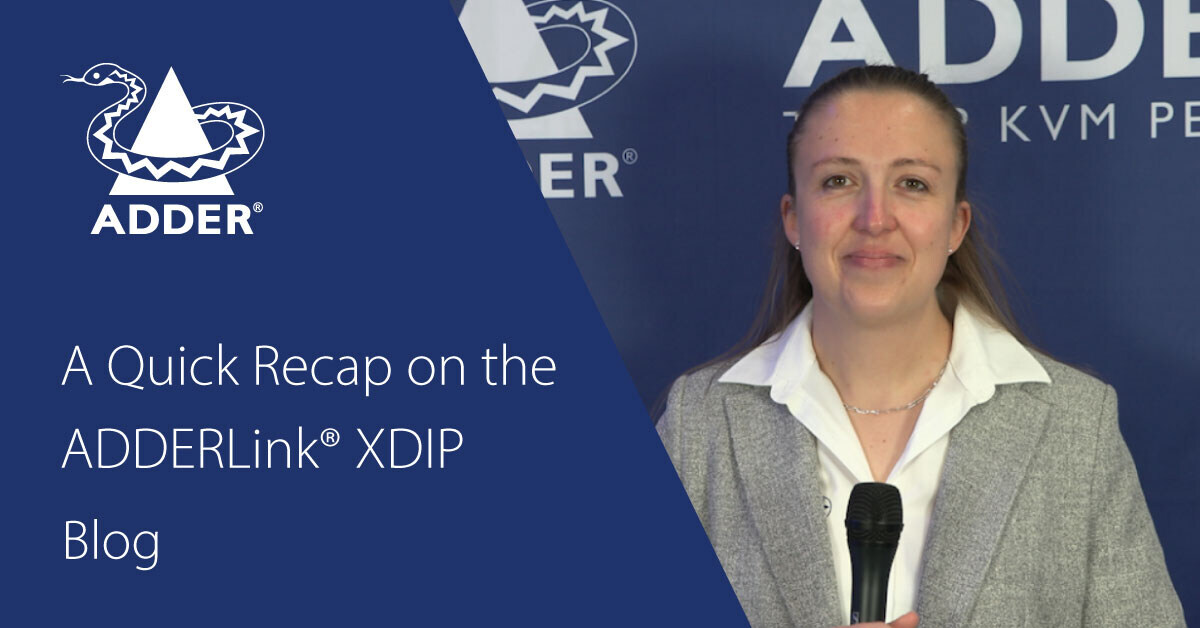 Get a quick recap on the ADDERLink® XDIP solution and its key features. Learn how you can elevate your production infrastructure in our latest blog, or watch the video here: bit.ly/X_XDIP_Recap #Broadcasting #Media #KVM #IPKVM