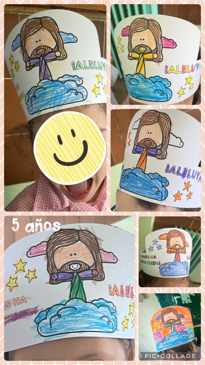 RelienTrepalio's tweet photo. Así de bonitas han quedado las coronas de los niños de 5 años, con las que hemos trabajado la Pascua 😍 @Relideleon #LaClaseDeReliCuenta #ReliEsMás #Pascua2024 https://t.co/koVnnoY2HZ