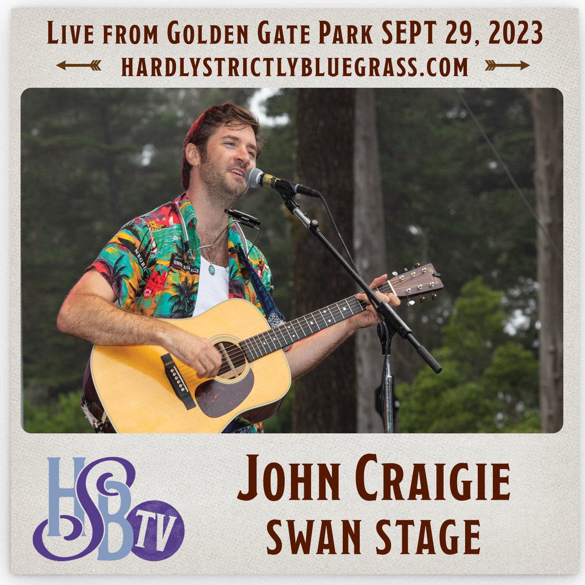 Something great for this lovely spring morning: John Craigie's Friday afternoon set on the Swan Stage last year, now playing at HSB TV! Relive it all here: hardlystrictlybluegrass.vhx.tv/hardly-strictl…