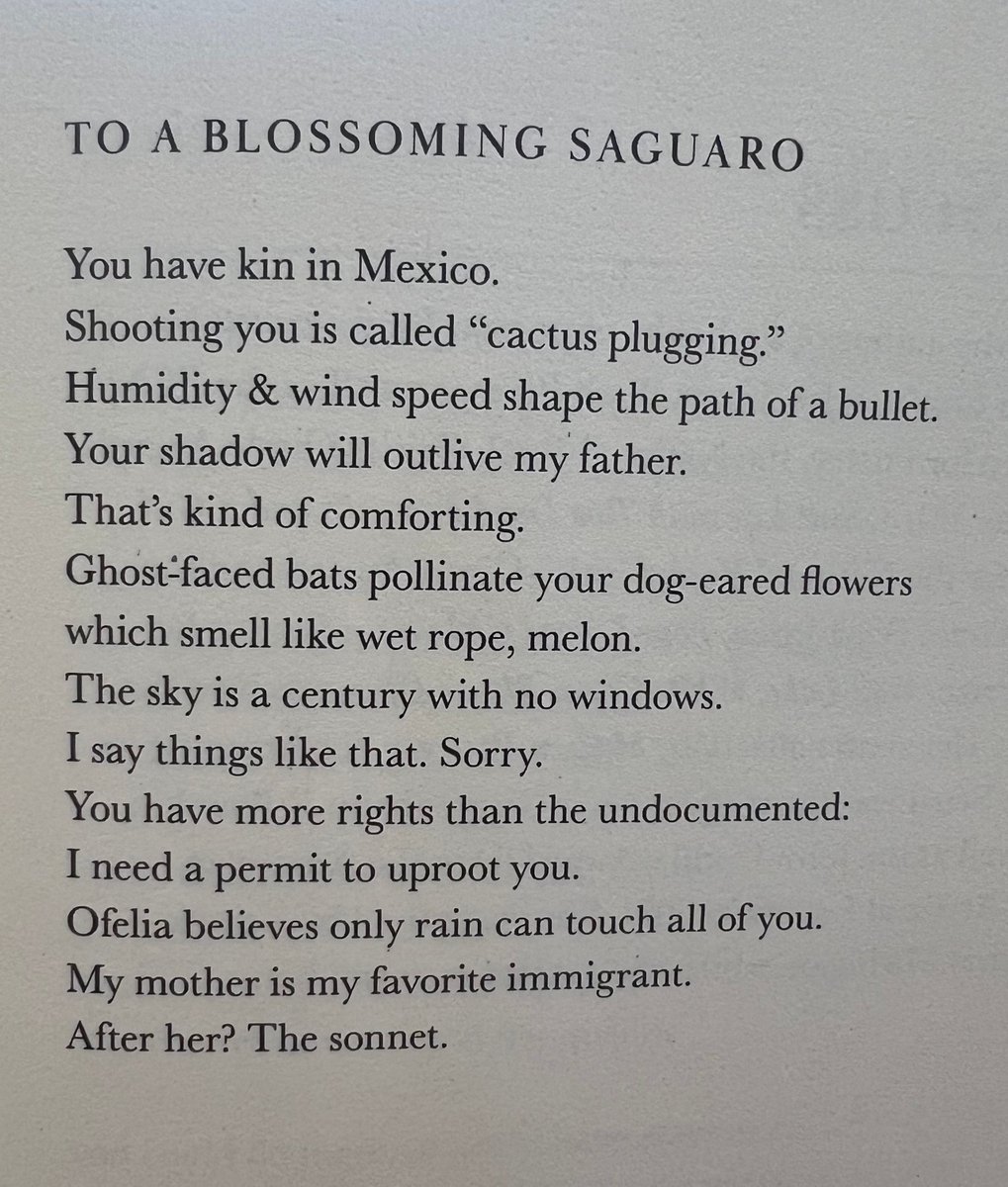 A poem by Eduardo Corral in You Are Here: Poetry in the Natural World, edited by Ada Limón.