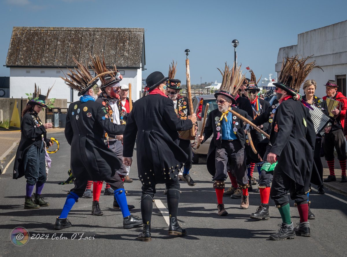 It all kicked off in Harwich on Sunday when a group of men wielding large sticks were involved in a prolonged noisy brawl outside the New Bell Inn #Harwich #Essex #MorrisDancers #MorrisDancing