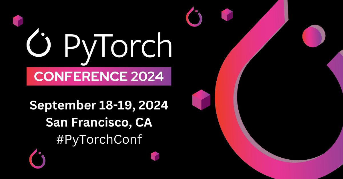 PyTorch Conference registration is now OPEN! Join us in San Francisco to immerse yourself in top-tier content, connect globally with developers, and stay at the forefront of the evolving tech landscape of AI. Secure your spot: hubs.la/Q02sg_9-0