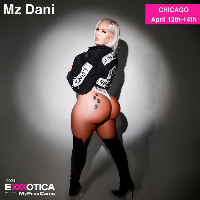 The SEXY @mzdaniii will be appearing LIVE at @EXXXOTICA Chicago April 12th-14th in #SexpertCorner booth<a class="tags" target="_blank" title="On Twitter" href="/?out=eyJ0eXAiOiJKV1QiLCJhbGciOiJIUzUxMiJ9.eyJpYXQiOjE3MjExOTQ0MjcsImlzcyI6InR3cG9ybnN0YXJzLmNvbSIsIm5iZiI6MTcyMTE5NDQyNywiZXhwIjoxNzUyNzMwNDI3LCJyZWRpcmVjdF91cmwiOiJodHRwczovL3R3aXR0ZXIuY29tL216ZGFuaWlpIn0.5PGIAPOa6ZZL1bSpcSeCytMHjFw17jFFBSMudqWTSBy10pVgpWskHo6IYHCP3S4T8pUnr9g8yAPJAgyFhzy4ww">@mzdaniii</a><a class="tags" target="_blank" title="On Twitter" href="/?out=eyJ0eXAiOiJKV1QiLCJhbGciOiJIUzUxMiJ9.eyJpYXQiOjE3MjExOTQ0MjcsImlzcyI6InR3cG9ybnN0YXJzLmNvbSIsIm5iZiI6MTcyMTE5NDQyNywiZXhwIjoxNzUyNzMwNDI3LCJyZWRpcmVjdF91cmwiOiJodHRwczovL3R3aXR0ZXIuY29tL0VYWFhPVElDQSJ9.lEbmOSO8FYJ4VbROZD9e2SCq-6U42mi6RshWN_7FsY-jODmhuz__H6L4Llc3PQMjvvT25gHB4-8Dzp5A9BJsEA">@EXXXOTICA</a><a href="/tag/sexpertcorner"class="tags"><span>#sexpertcorner</span></a>