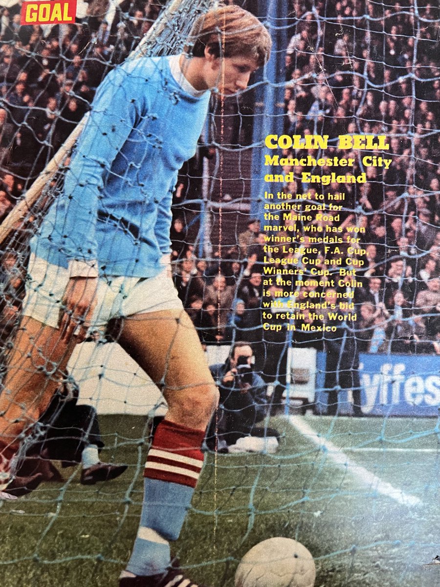 Colin Bell of Manchester City and England