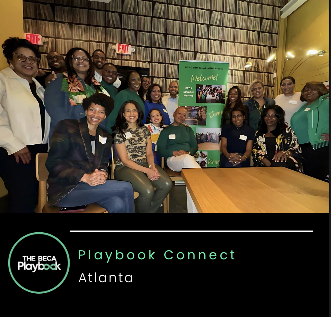 We invite you to share in a moment! The BECA Playbook Connect was held in Atlanta and hosted by BECA Founding Members; Gail Peterson, Kevin Waren, Sharon Harris, and Susan Somersille Johnson. It was truly an unforgettable gathering for the BECA family!

#BECAStrong