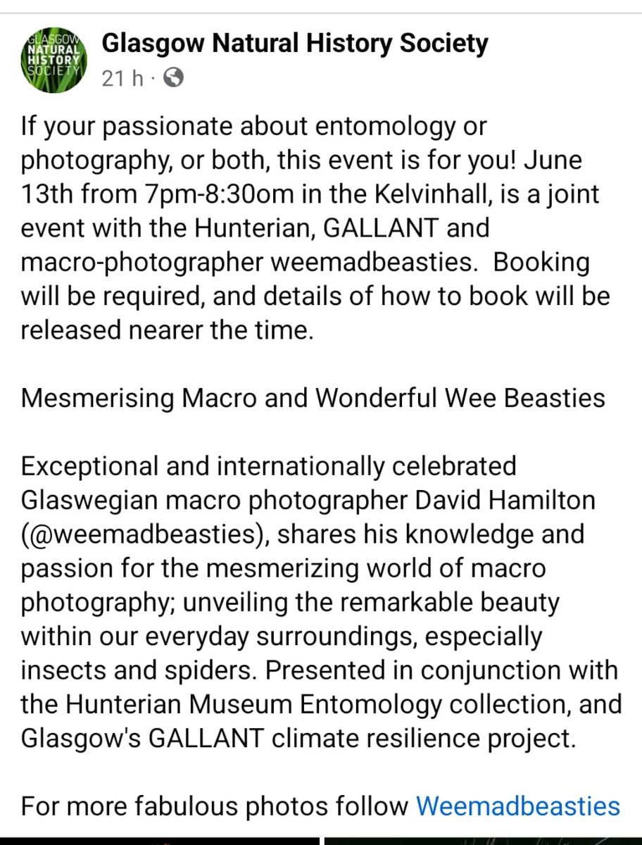 @davidha60766557 has received public recognition for some time, accumulating over 116k followers on social media. However, it's great to see his hard work being recognised by the academic community and the @GALLANT_GLA team @UofGlasgow- excited to see what comes next #weemadbeast