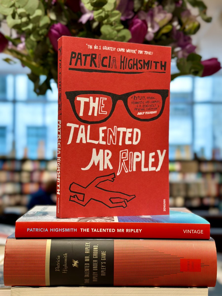 He comes in many guises, but you may know him as Ripley. If you've been enjoying Andrew Scott in the new Netflix adaptation then remember there are 5 Ripley novels from crime master Patricia Highsmith. Who also wrote Strangers On A Train. And Carol... bit.ly/3JaN9qH