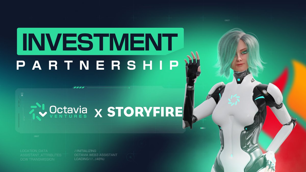 We are proud to announce that @OctaviaVentures has made a strategic investment in @StoryFireApp! A Web3 hub for gaming, social media, and DeFi. 💬 Our collaboration fuels the future of online interaction and content creation. 🤝