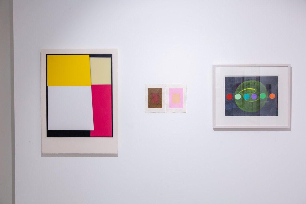 Last chance to see H_A_R_D_P_A_P_E_R before it closes on Sunday. An exhibition of contemporary abstract painting that explores space, colour, line and edge. Open in the Main Gallery.