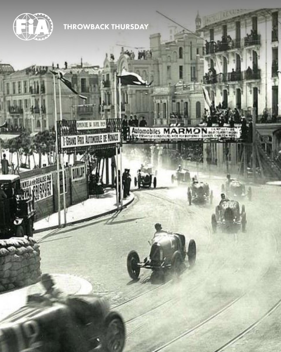#ThrowbackThursday - April 1929, Monaco has reverberated to the roar of engines for the first time in its history. This Grand Prix, now a legend, was born in the heart of the twenties. Celebrating 120 Years (1904-2024) #FIA120