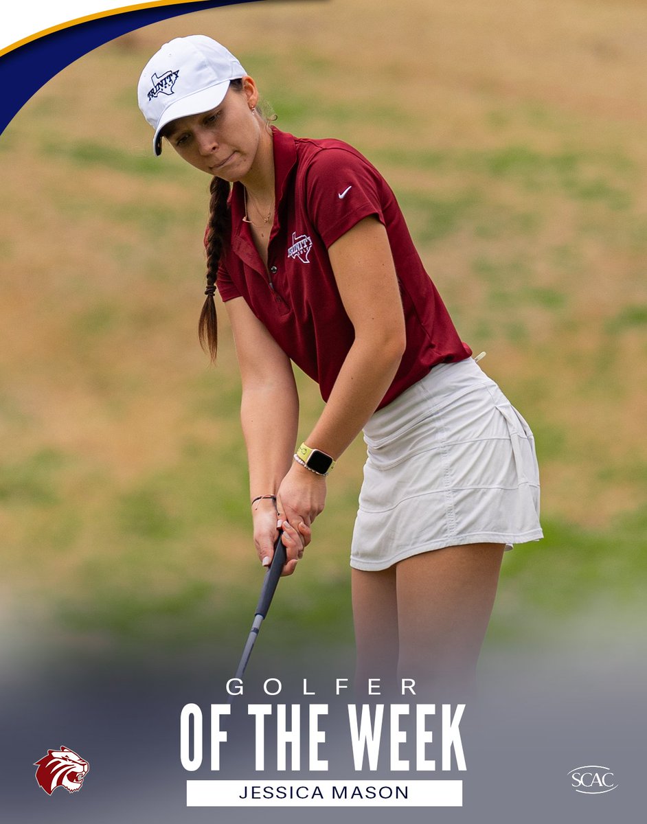 ⛳️Week 8 | Siblings reign for the @TrinityUTigers, as Jacob and Jessica Mason secure Golfer of the Week honors! 📰 Jacob | tinyurl.com/mwnn2bc7 📰 Jessica | tinyurl.com/2tujvws4 #SCACPride #SCACWGolf #SCACMGolf #d3golf