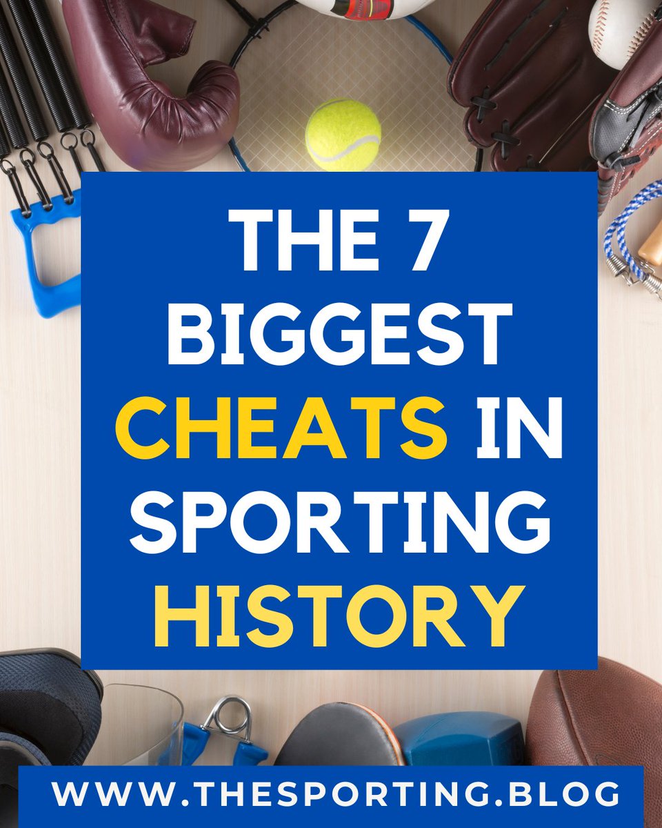 '🏆⚠️ When winning becomes the sole focus, fair play takes a backseat.

Discover 'The 7 Biggest Cheats in Sporting History' in our blog! 

From deception to fraud, we uncover the dark side of sports. Read more: shorturl.at/eloEF
