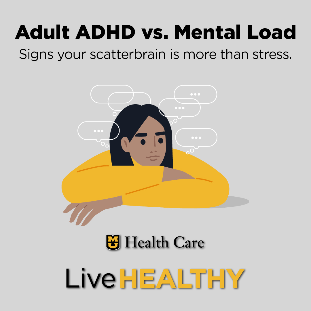 Feeling scattered and forgetful? If this feels like your everyday life, it might be more than stress. Learn more about the signs and symptoms of adult ADHD. ➡️ brnw.ch/21wIEE1