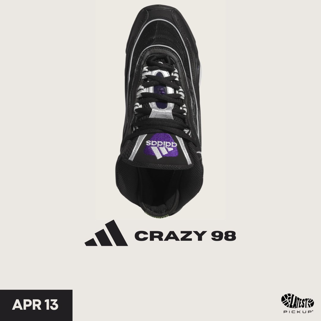 🖤🔜 Adidas Crazy 98⏳👀🗓️Apr 13💰£130 on #confirmed 🔜🖤

#sneakerfreakerfam #sneakercollector #latestpickup #lpu #sneakerhead #sneakerheads #sneakersaddict #snkrskickcheck #adidas #adidasoriginals  #sneakers