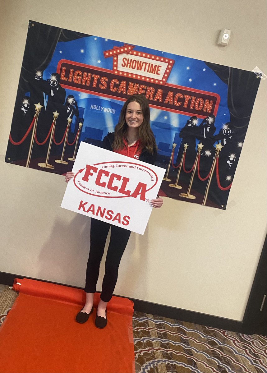 pburgFCCLA's tweet photo. Caydence earned a top Gold medal in Early Childhood Education and will represent Kansas this summer at nationals in Seattle. (Sophia accepted for her today, as Caydence headed off to a track meet first thing this morning!)

Well done!

#ksfccla #ksslc24 https://t.co/e6T0hY1meU
