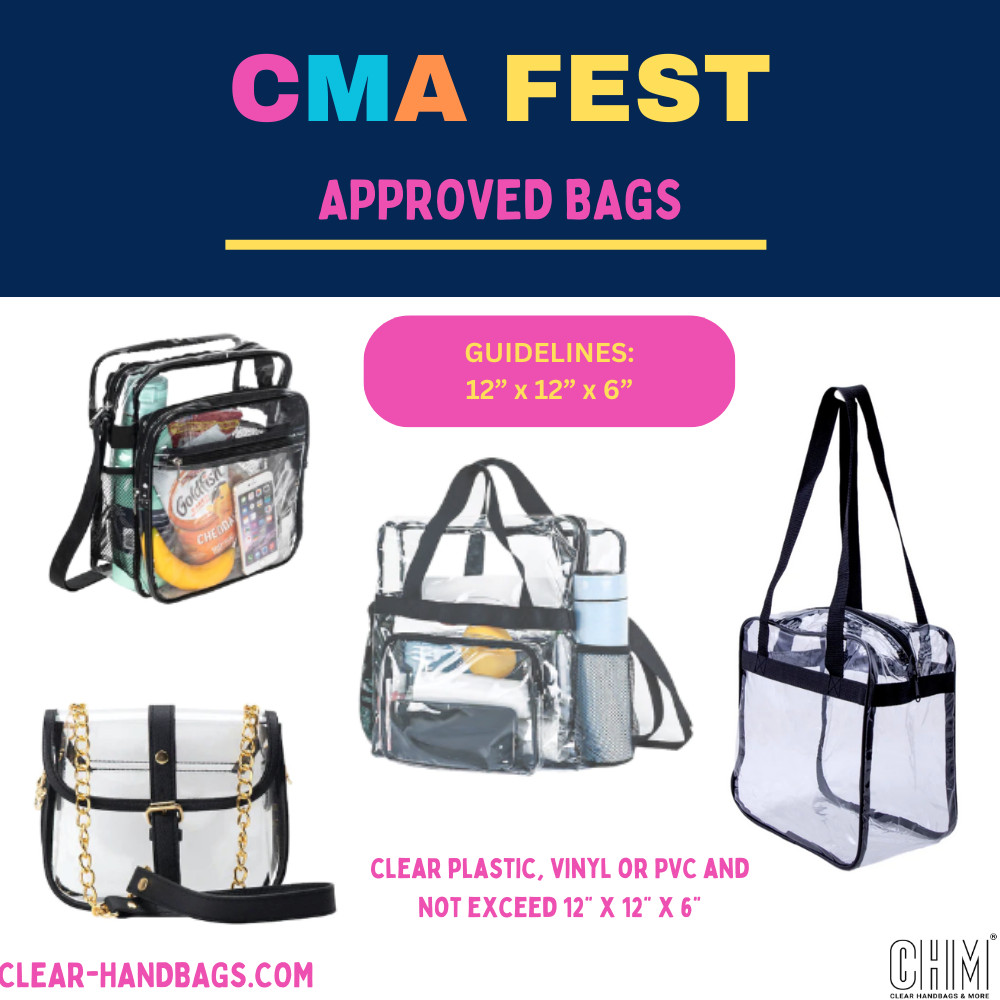 CMA Fest Bag Policy
Wholesale pricing and logo imprints on bulk clear bag orders
clear-handbags.com/blogs/news/cma…
#bagpolicy #clearbagpolicy #clearbagswholesale #clearbagsforwomen #clearpurse #clearbags #clearstadiumbags #clearpurses #stadiumbag #transparentbag #clearcrossbodypurse