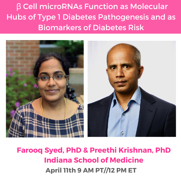 Thursday! - 9 AM PT/12 PM ET 📢: tinyurl.com/2tet55pp @DiabetesnPOD @ULBCDiabRes @AMP_CMDKP @ufdiabetes @IUSweetTweets @T1D_researchers @helmholtz_diabc @PennIDOM @DiabResearch @Diabetes_DRI @StanfordDRC @BCDiabResNet @JoslinDiabetes @Bruskolab @Innodiagroup @InsermIDF