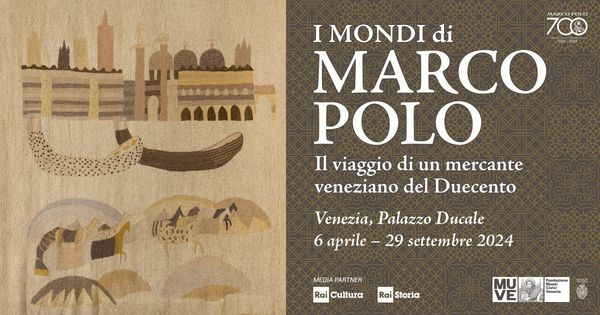 mondointasca's tweet photo. #Venezia celebra con la mostra “I #MondidiMarcoPolo Il viaggio di un mercante veneziano del Duecento” il suo illustre concittadino dal 6 Aprile al 29 Settembre visitabile presso l’Appartamento del Doge a #Palazzo #Ducale. https://t.co/hQv3qNJ5nh https://t.co/rfvsEtxlsU