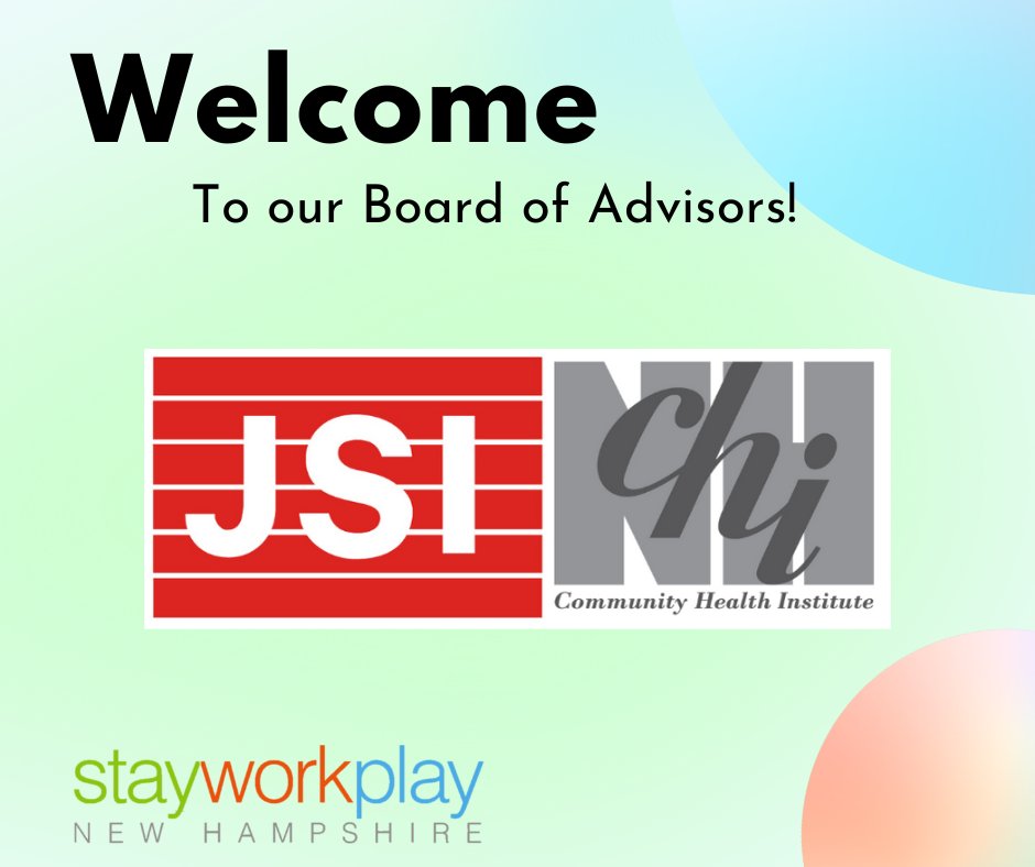Please join us in extending a very warm welcome to our newest Board of Advisor member, @JSIhealth / NH Community Health Institute!