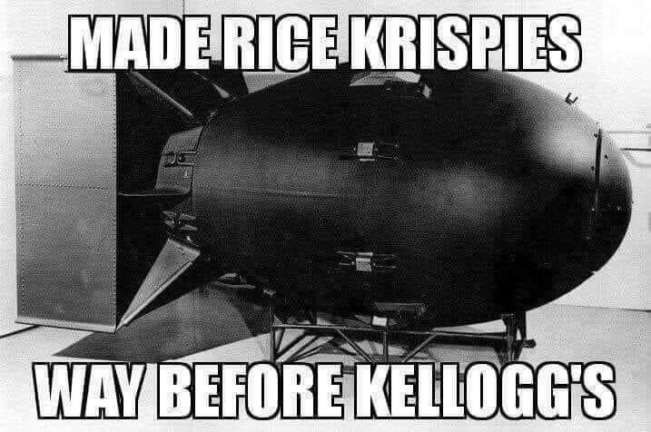 IV_Musketeer's tweet photo. #DarkHumour #RacistHumour
(don’t worry, it’s not true; Rice Krispies debuted 1928) https://t.co/vSreB1CwZD