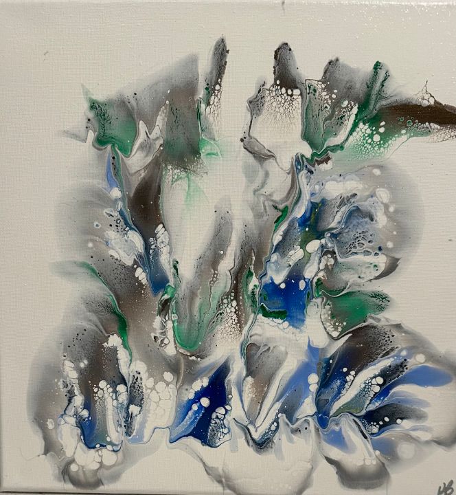 bboydRN's tweet image. Art of the Day: "Flourishing flower - blue". Buy at: ArtPal.com/bethboyd7?i=30…