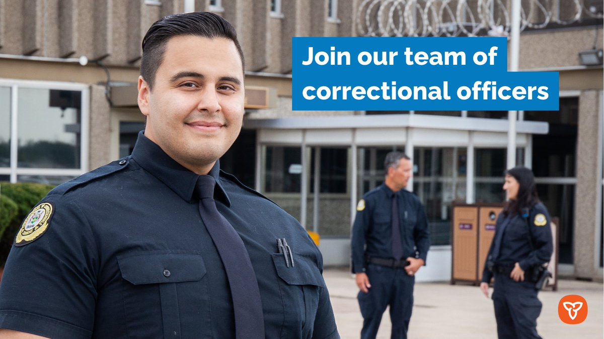 Make a positive impact in your community. Join our team of correctional officers and work in a dynamic and inclusive environment. Learn how to apply: ontario.ca/correctionsjobs #CorrectionsJobs