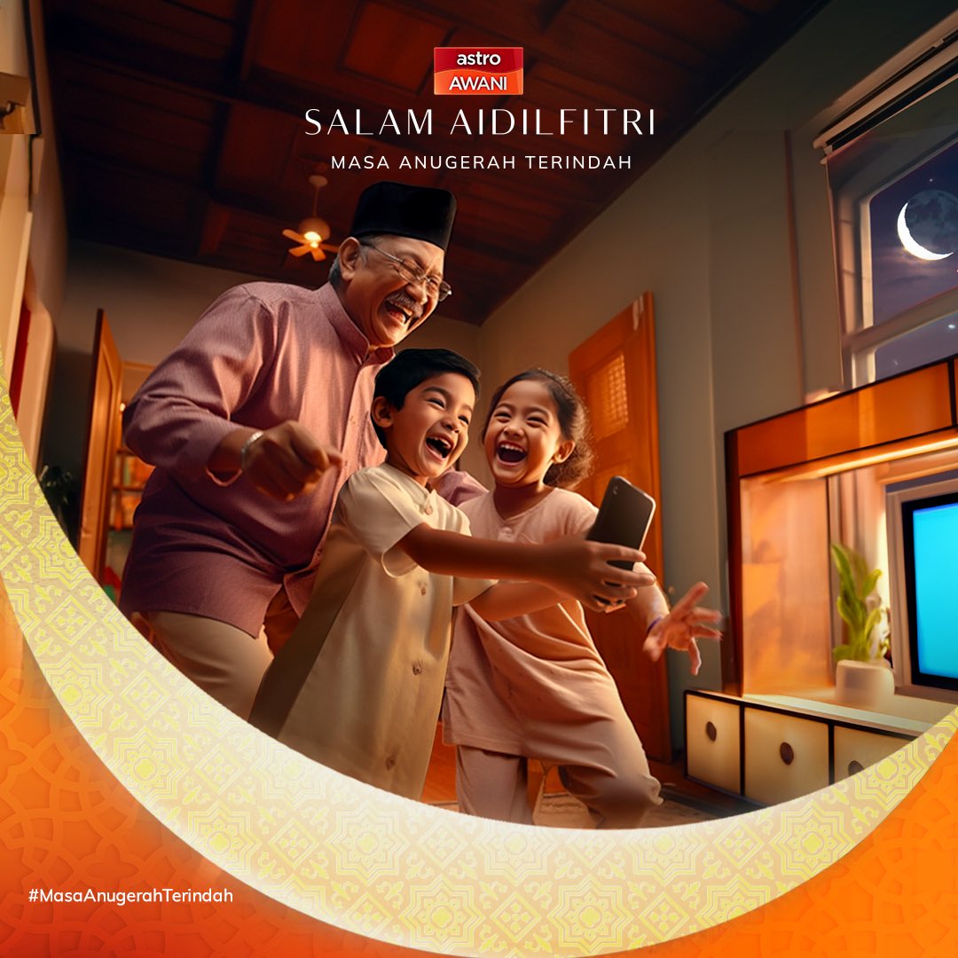 Ashwad Ismail AWANI (@ashwadismail) on Twitter photo Selamat Hari Raya semua! Semoga Syawal tahun ini membawa rahmat, penuh berkat dan kebahagiaan kepada semua. Segala salah silap, terkasar bahasa mahu pun tanpa sengaja menggetil puncak kedal orang, kami <a href="/501Awani/">Astro AWANI</a> memohon ampun & maaf. Maaf Zahir & Batin.
#LebaranAwani
#MZB365 Selamat Hari Raya semua! Semoga Syawal tahun ini membawa rahmat, penuh berkat dan kebahagiaan kepada semua. Segala salah silap, terkasar bahasa mahu pun tanpa sengaja menggetil puncak kedal orang, kami <a href="/501Awani/">Astro AWANI</a> memohon ampun & maaf. Maaf Zahir & Batin.
#LebaranAwani
#MZB365